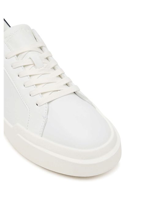 Scarpe Tommy Hilfiger Chunky Cupsole LaceUp LTH Bianco Nero Donna CALVIN KLEIN | Sneakers | YW0YW01947-01W